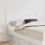 VidaXL Tăblie cap cu headboard Alb 135 cm Lemn compozit 888117