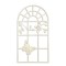 Decoratiune fereastra din metal antik white TZ-57