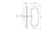 Set placute frana,frana disc FIAT DUCATO bus (250, 290) (2006 - 2016) BOSCH 0 986 494 110