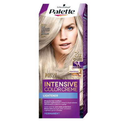 Vopsea de Par Permanenta PALETTE Intensive Color Cream C10, 110 ml, Blond Argintiu Arctic, Vopsea de Par PALETTE, Vopsea de Par Blond Deschis, Vopsea foto