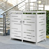 Magazie cos gunoi exterior Fahrenwalde&nbsp;116 x 132 x 80 cm [en.casa] HausGarden Leisure