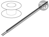 Cablu difuzor litat Cu cositorit alb-negru PVC