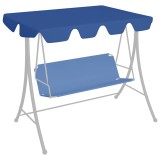 Cumpara ieftin Copertină de rezervă leagăn grădină albastru 150/130x105/70 cm