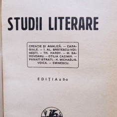 G. Ibraileanu - Studii literare, editia a II-a (editia 1931)