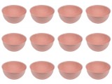Set boluri, 12 piese, 3 L, Plastic, Roz
