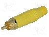 Conector RCA, tata, AMPHENOL - ACPR-YEL
