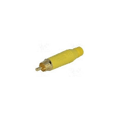 Conector RCA, tata, AMPHENOL - ACPR-YEL