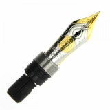 Penita ef din aur de 18k/750 ornament din rodiu pentru stilou m900/910 bicolora, Pelikan