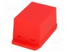 Carcasă universală GAINTA ABS roșu 50,4x70x42mm cu lame de fixare