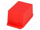 Carcasă universală GAINTA ABS roșu 50,4x70x42mm cu lame de fixare