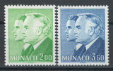 Monaco 1987 Mi 1818/19 MNH - Prințul Rainier al III-lea și Prințul Albert, Nestampilat