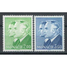 Monaco 1987 Mi 1818/19 MNH - Prințul Rainier al III-lea și Prințul Albert