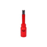 Cumpara ieftin Bit hex 10 mm cu adaptor 1/2&quot; 120 mm vde Yato YT-21089