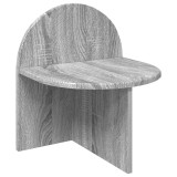 vidaXL Noptieră Sonoma gri 40 x 35,5 x 45,5 cm Lemn prelucrat 8001143