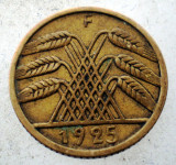 1.509 GERMANIA WEIMAR 5 REICHSPFENNIG 1925 F RARA, Europa, Bronz-Aluminiu