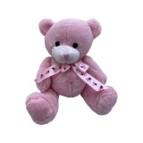 Urs Roz Plus Maxi 20cm Botez Lumanare Aranjament Decor Copii Cadou
