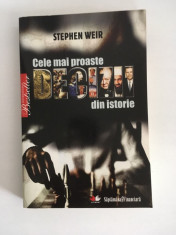 M- CELE MAI PROASTE DECIZII DIN ISTORIE -STEPHEN WEIR, Editura Litera foto