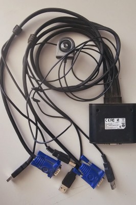 Switch KVM Aten CS22U, 2 porturi, USB, 0.9m foto