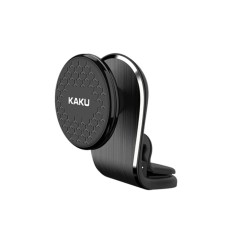 Suport Auto Magnetic pentru Telefon, Rasucire 360 grade, Fixare pe Grila de Ventilatie Auto - Negru - KAKU