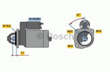 Starter FORD TOURNEO CONNECT (2002 - 2016) BOSCH 0 986 022 840