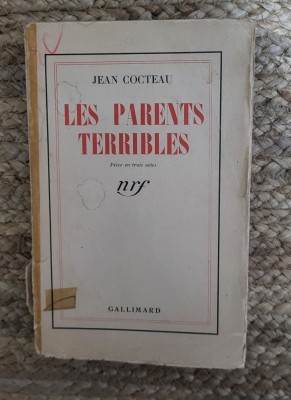 LES PARENTS TERRIBLES- JEAN COCTEAU ,1938 foto