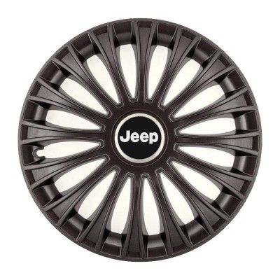 Set 4 Capace Roti, potrivite jantelor de R14, pentru Jeep, model dino Negru foto