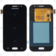 Samsung Galaxy J1 Ace (SM-J110) Modul display LCD + Digitizer negru GH97-17843B