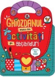 Ghiozdanul meu cu activitati si abtibilduri pentru fete - Girasol