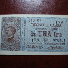 ITALIA REGAT 1 LIRA 1914