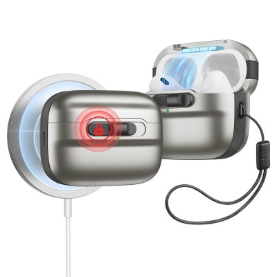 ESR - Pulse Magnetic HaloLock - Apple AirPods Pro 1 / 2 - Titanium foto