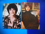 HOPCT LOT NR 1249 ANNIE DUPEREY-ACTORI/ARTISTI-2 CARTI POSTALE-NECIRCULATE