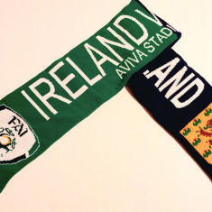 Fular meci IRLANDA - SCOTIA (fotbal sau rugby jucat la Dublin)