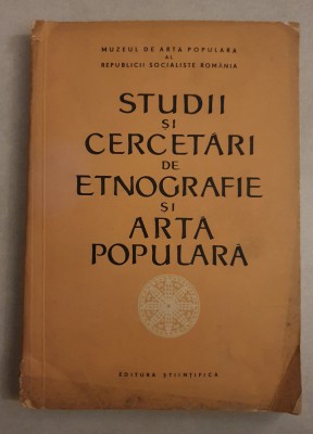 Muzeul de arta populara - Studii si cercetari de etnografie si arta populara foto