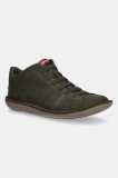 Camper sneakers din piele intoarsă Beetle culoarea verde, 36678-087