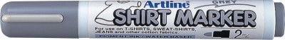 T-shirt Marker Artline, Corp Plastic, Varf Rotund 2.0mm - Gri foto