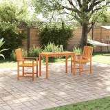 vidaXL Set de masă pentru grădină 3 pcs Maro Lemn Solid de Acacia 3375675