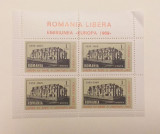 ROMANIA EXIL 1969 - MINICOALA EUROPA DANTELATA, Nestampilat