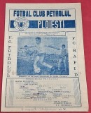 Program meci fotbal PETROLUL PLOIESTI - RAPID BUCURESTI (01.11.1981)