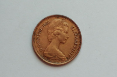M3 C50 - Moneda foarte veche - Anglia - Half penny - 1980 foto