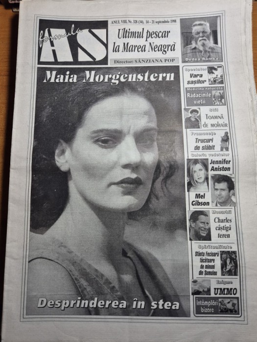 ziarul formula as 14 - 21 septembrie 1998 - maia morgenstein , formatia talisman