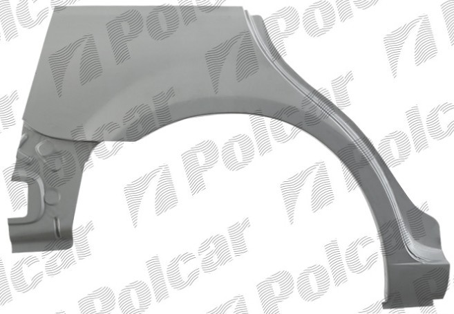 Segment reparatie aripa spate MAZDA 6 (GG/GY), 06.2002-11.2007, partea dreapta, metal galvanizat, Model COMBI, Estate,