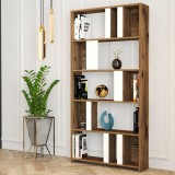 Cumpara ieftin Biblioteca Lima - Walnut, Alb