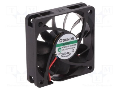 Ventilator DC axial 12V 60x60x15mm 38,53m3/h 29,2dBA SUNON Vapo foto