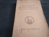 ANALELE INSTITUTULUI DE CERCETARI PISCICOLE AL ROMANIEI VOL I