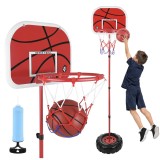 Cos de baschet reglabil pentru copii 170 cm cu minge si pompa