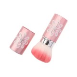 Cumpara ieftin Perie Unghii INGINAILS Roz cu Capac, Curatare Praf Manichiura, Aplicare Pudra Fata, 10.4cm