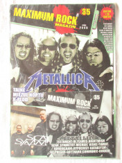 MAXIMUM ROCK MAGAZIN # 35 Iunie 2008. Revista + CD foto