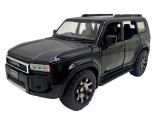 Macheta Toyota Land Cruiser Prado neagra 1/32 sunet lumini deschide usile si capotele