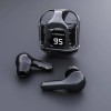 Casti Wireless Bluetooth 5.3, Anulare Zgomot ENC, Sunet Stereo HD, Control Touch, Afisaj LED Baterie, Incarcare Rapida Type-C, Autonomie 20h