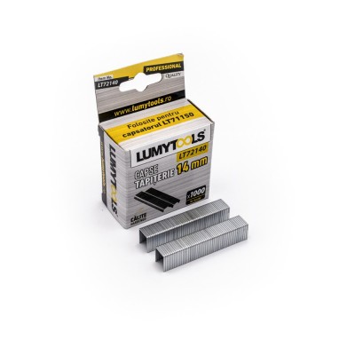 Capse tapiterie, 14 mm, Lumytools LT72140, set 1000 bucati foto